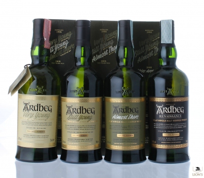 Ardbeg Very Young, Still Young, Almost There, Renaissance