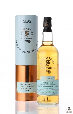 Bunnahabhain 1978 22yo Signatory