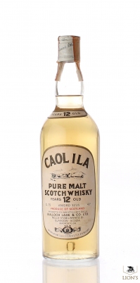 Caol Ila 12 years old Oval white label Bulloch