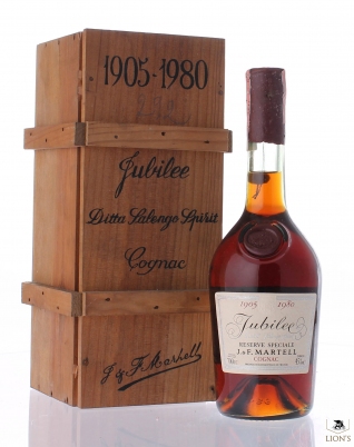 Cognac Martell Jubilee 1905 - 1980