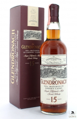 Glendronach 15yo sherry cask 40% 70cl