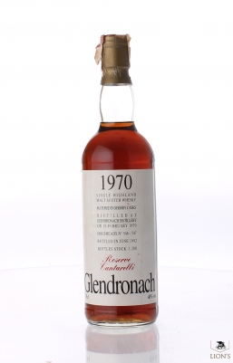 Glendronach 1970 hogshead 546-547 Cantarelli