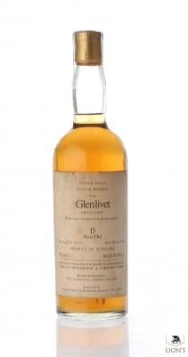 Glenlivet 1969 15yo Narsai Restaurant US import