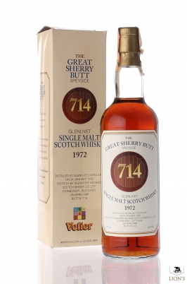 Glenlivet 1972 Great sherry Butt n. 714