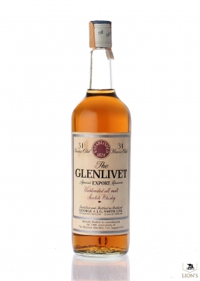 Glenlivet Export  34 Years Old 150th Anniversary