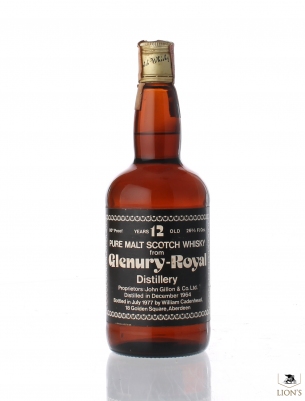 Glenury Royal 1964 12 Years Old Cadenhead