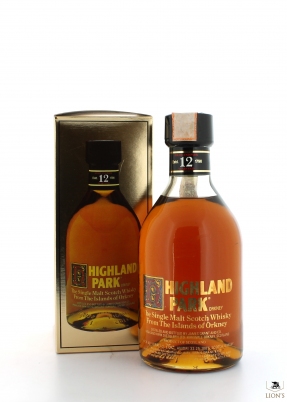 Highland Park 12 years old gold box