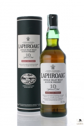 Laphroaig 10 years old 55.7% 1 liter red stripe