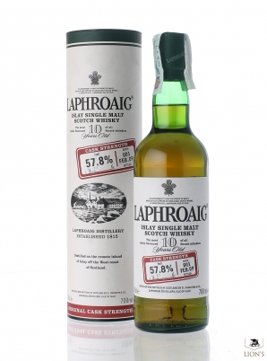 Laphroaig 10 years old 57.8% batch 1 Cask Strength