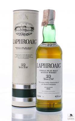 Laphroaig 10y years old 1 litre silver band