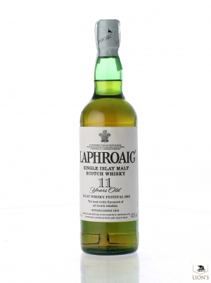 Laphroaig 11yo Islay Whisky Festival 2003