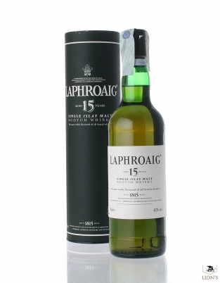 Laphroaig 15 years old green tube, UK market