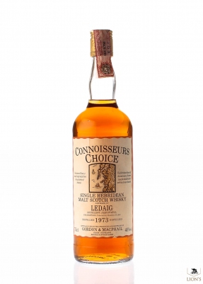 Ledaig 1973 Connoisseur's Choice map label