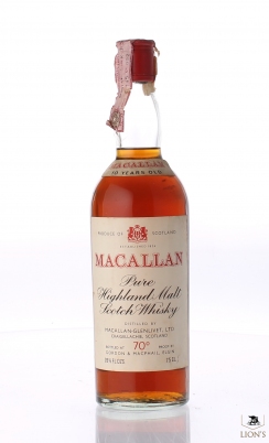 Macallan 10 Years Old red cap G&M