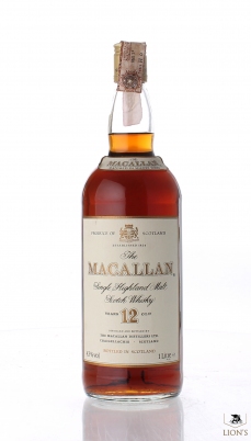 Macallan 12 years old 1litre Metal Cap