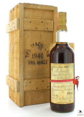 Macallan 1940 Woodbox Red Ribbon Rinaldi