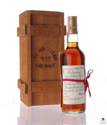 Macallan 1940 Woodbox Red Ribbon Rinaldi