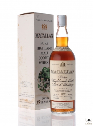 Macallan 1955 80 proof 75cl Rinaldi imp.