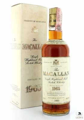 Macallan 1965 17 Years Old B1983 Rinaldi