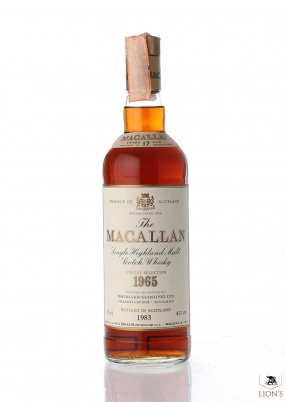 Macallan 1965 17 years old Rinaldi imp. 