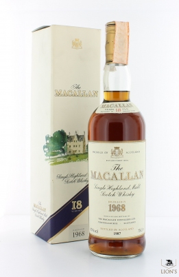 Macallan 1968 18 years old B1987 