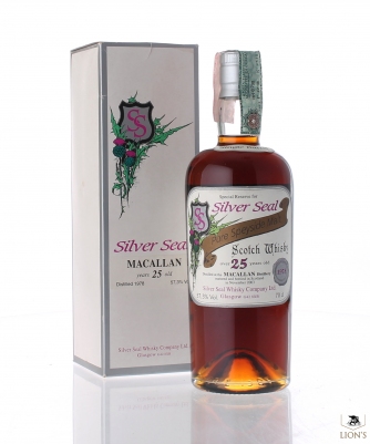 Macallan 1978 over 25 years old Silver Seal