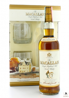 Macallan 7 years old gift set Giovinetti