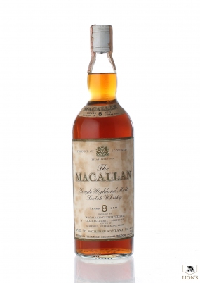 Macallan 8 years Rinaldi white metal cap