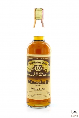 Macduff 1963 18 years old  Connoisseur's Choice