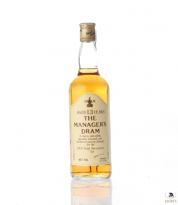 Oban 13yo Manager's Dram 62%