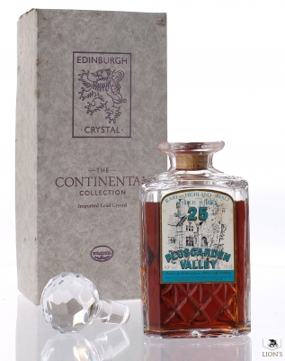 MiltonDuff 25 years old Pluscarden Valley crystal decanter