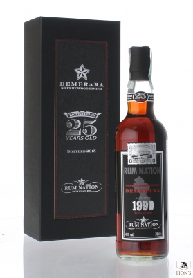 Rum Nation demerara 1990 25 years old 