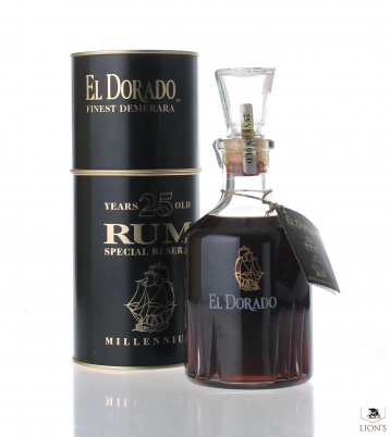 Rum El Dorado 25 years old Velier Imp.