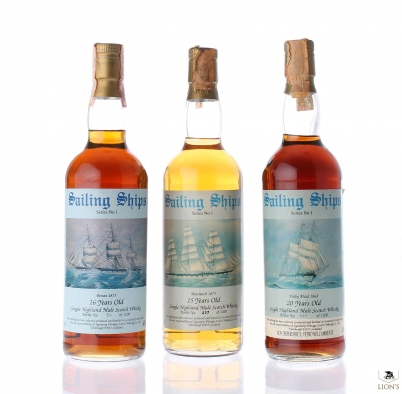 Balvenie, Glendronach, Caperdonich Sailing Ships Lot 