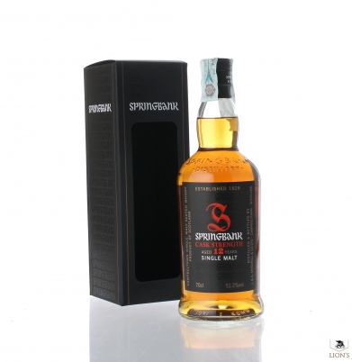 Springbank 12 years old  52.2% cask strength