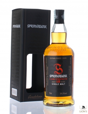 Springbank 12 years old Cask strenght 54.3%