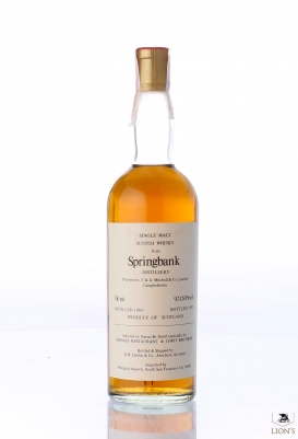 Springbank 1969 Duthie For Corti