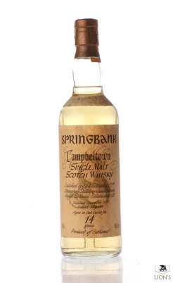 Springbank Dec 1979 14 years old 