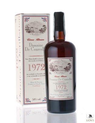 Vieux Rhum 1972 54% Domaine de courcelles