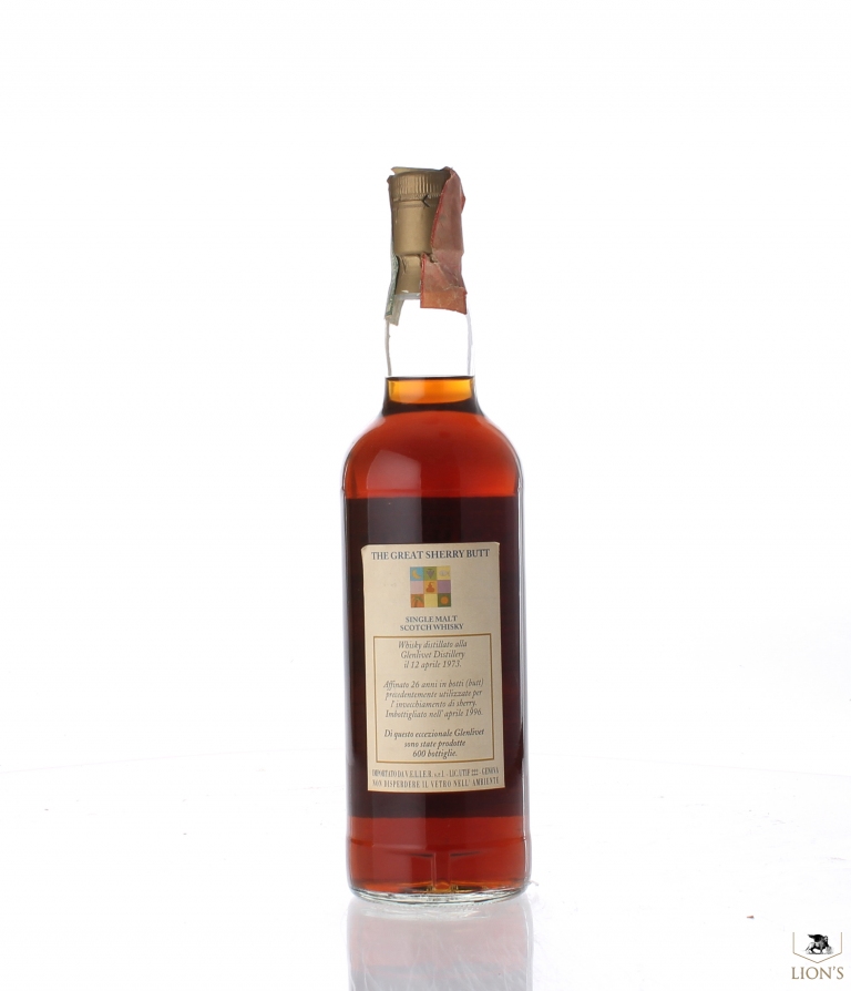 Glenlivet 1973 26 years old butt 3301 The great sherry butt one of the ...